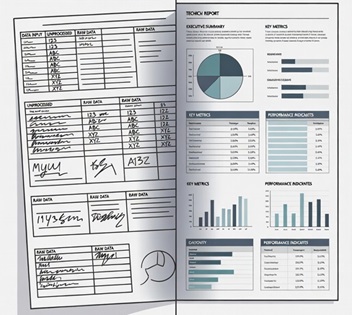 AI Test Image – Messy data converted